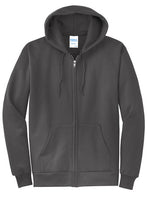 Load image into Gallery viewer, Port & Company® Core Fleece Full-Zip Hooded Sweatshirt-AMS Manufacturing and Printing