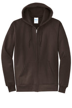 Load image into Gallery viewer, Port & Company® Core Fleece Full-Zip Hooded Sweatshirt-AMS Manufacturing and Printing