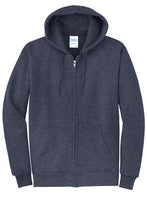 Load image into Gallery viewer, Port & Company® Core Fleece Full-Zip Hooded Sweatshirt-AMS Manufacturing and Printing