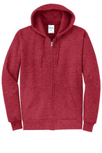 Load image into Gallery viewer, Port & Company® Core Fleece Full-Zip Hooded Sweatshirt-AMS Manufacturing and Printing