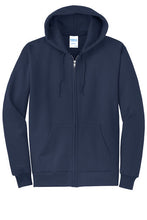Load image into Gallery viewer, Port & Company® Core Fleece Full-Zip Hooded Sweatshirt-AMS Manufacturing and Printing