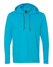 Load image into Gallery viewer, Lightweight Hooded Long Sleeve T-Shirt-AMS Manufacturing and Printing