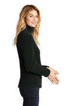 Load image into Gallery viewer, Eddie Bauer Ladies Hooded Full-Zip Fleece Jacket-AMS Manufacturing and Printing