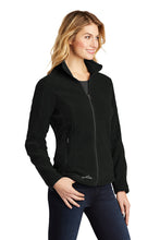Load image into Gallery viewer, Eddie Bauer Ladies Hooded Full-Zip Fleece Jacket-AMS Manufacturing and Printing