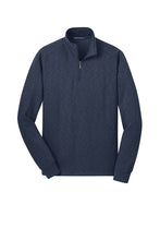 Load image into Gallery viewer, Port Authority Slub Fleece 1/4-Zip Pullover-AMS Manufacturing and Printing
