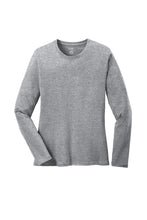 Load image into Gallery viewer, Port & Company® Ladies Long Sleeve Core Cotton Tee-AMS Manufacturing and Printing