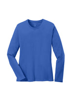 Load image into Gallery viewer, Port & Company® Ladies Long Sleeve Core Cotton Tee-AMS Manufacturing and Printing