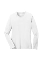 Load image into Gallery viewer, Port & Company® Ladies Long Sleeve Core Cotton Tee-AMS Manufacturing and Printing