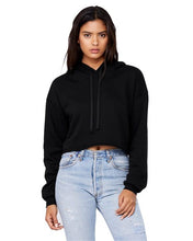 Load image into Gallery viewer, Women's Cropped Fleece Hoodie-AMS Manufacturing and Printing