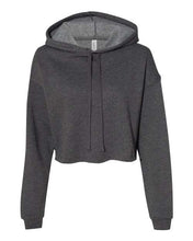 Load image into Gallery viewer, Women's Cropped Fleece Hoodie-AMS Manufacturing and Printing