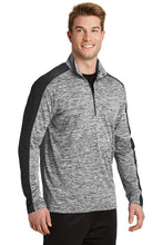 Load image into Gallery viewer, Sport-Tek PosiCharge Electric Heather Colorblock 1/4-Zip Pullover-AMS Manufacturing and Printing