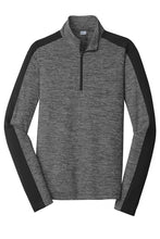 Load image into Gallery viewer, Sport-Tek PosiCharge Electric Heather Colorblock 1/4-Zip Pullover-AMS Manufacturing and Printing