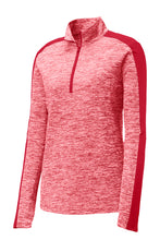Load image into Gallery viewer, Sport-Tek Ladies PosiCharge Electric Heather Colorblock 1/4-Zip Pullover-AMS Manufacturing and Printing