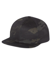 Load image into Gallery viewer, Unisex Flat Bill Snapback Cap - AMS Manufacturing and Printing