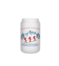 Load image into Gallery viewer, Frosted Beer Can Glass - AMS Manufacturing and Printing