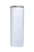 Load image into Gallery viewer, 20oz Shimmer Stainless Steel Tumbler With Straw & Lid - AMS Manufacturing and Printing