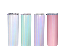 Load image into Gallery viewer, 20oz Shimmer Stainless Steel Tumbler With Straw & Lid - AMS Manufacturing and Printing