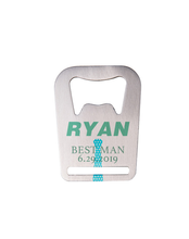 Load image into Gallery viewer, Stainless Steel 1.7" X 2.3" Crown Bottle Opener - AMS Manufacturing and Printing