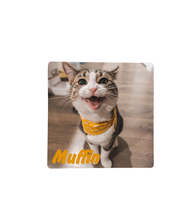 Load image into Gallery viewer, White Matte 3.9"x 3.9" Square Ceramic Coaster With Cork Back - AMS Manufacturing and Printing