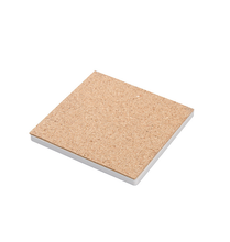 Load image into Gallery viewer, White Matte 3.9"x 3.9" Square Ceramic Coaster With Cork Back - AMS Manufacturing and Printing
