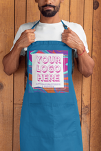 Load image into Gallery viewer, Full-Length Apron with Pockets - AMS Manufacturing and Printing