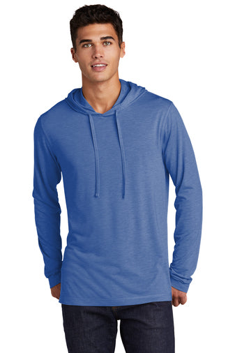 Sport-Tek PosiCharge Tri-Blend Wicking Long Sleeve with Hood-AMS Manufacturing and Printing