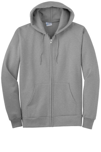 Port & Company - Essential Fleece Full-Zip Hooded Sweatshirt-AMS Manufacturing and Printing