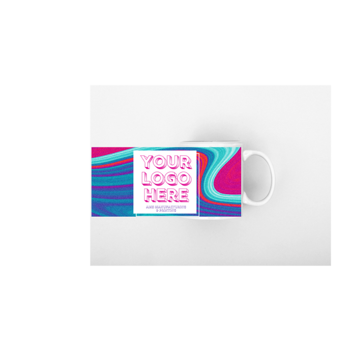 11oz Custom Mug with Logo or Image - AMS Manufacturing and Printing