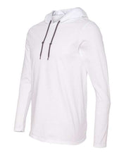 Load image into Gallery viewer, Lightweight Hooded Long Sleeve T-Shirt-AMS Manufacturing and Printing
