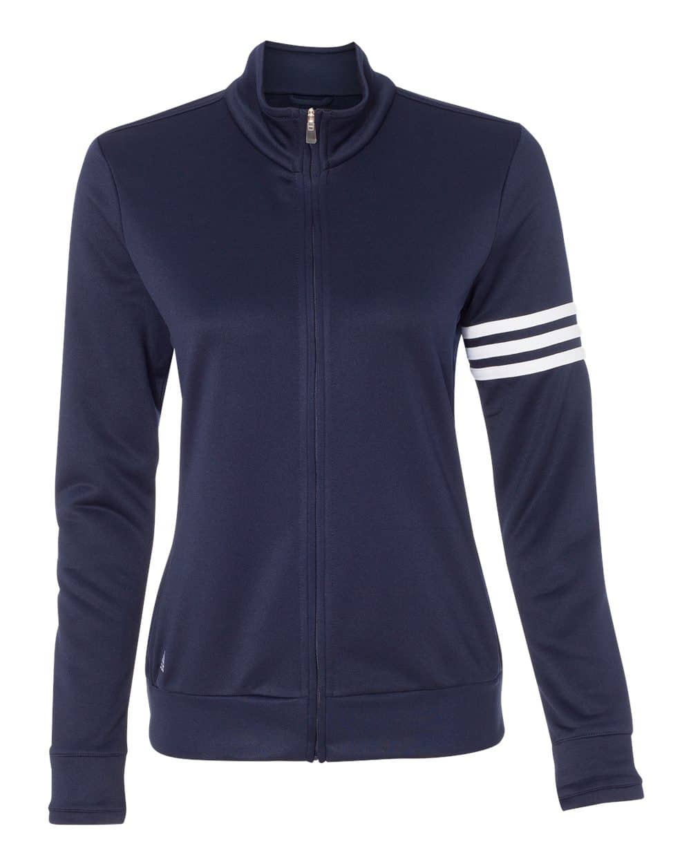 Adidas - Women's 3-Stripes French Terry Full-Zip Jacket-AMS Manufacturing and Printing