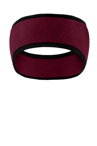 Port Authority® Two-Color Fleece Headband-AMS Manufacturing and Printing