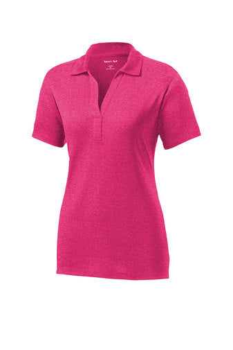 Sport-Tek Ladies Heather Contender Polo-AMS Manufacturing and Printing
