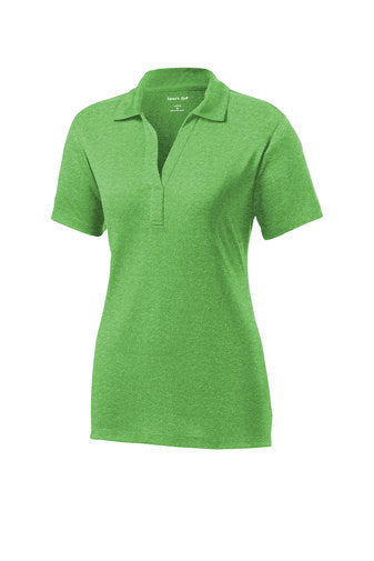 Sport-Tek Ladies Heather Contender Polo-AMS Manufacturing and Printing