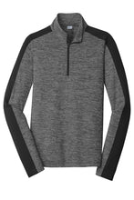 Load image into Gallery viewer, Sport-Tek PosiCharge Electric Heather Colorblock 1/4-Zip Pullover-AMS Manufacturing and Printing
