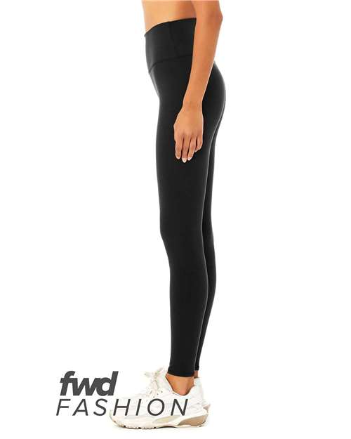 FWD Fashion Women's High Waist Fitness Leggings-AMS Manufacturing and Printing