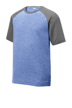 Load image into Gallery viewer, Sport-Tek® Heather-On-Heather Contender™ Tee-AMS Manufacturing and Printing
