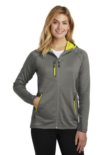 Eddie Bauer ® Ladies Sport Hooded Full-Zip Fleece Jacket-AMS Manufacturing and Printing