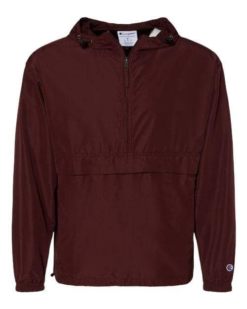 Champion - Packable Quarter-Zip Jacket-AMS Manufacturing and Printing