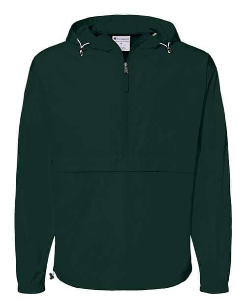 Champion - Packable Quarter-Zip Jacket-AMS Manufacturing and Printing