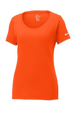 Nike Ladies Core Cotton Scoop Neck Tee-AMS Manufacturing and Printing