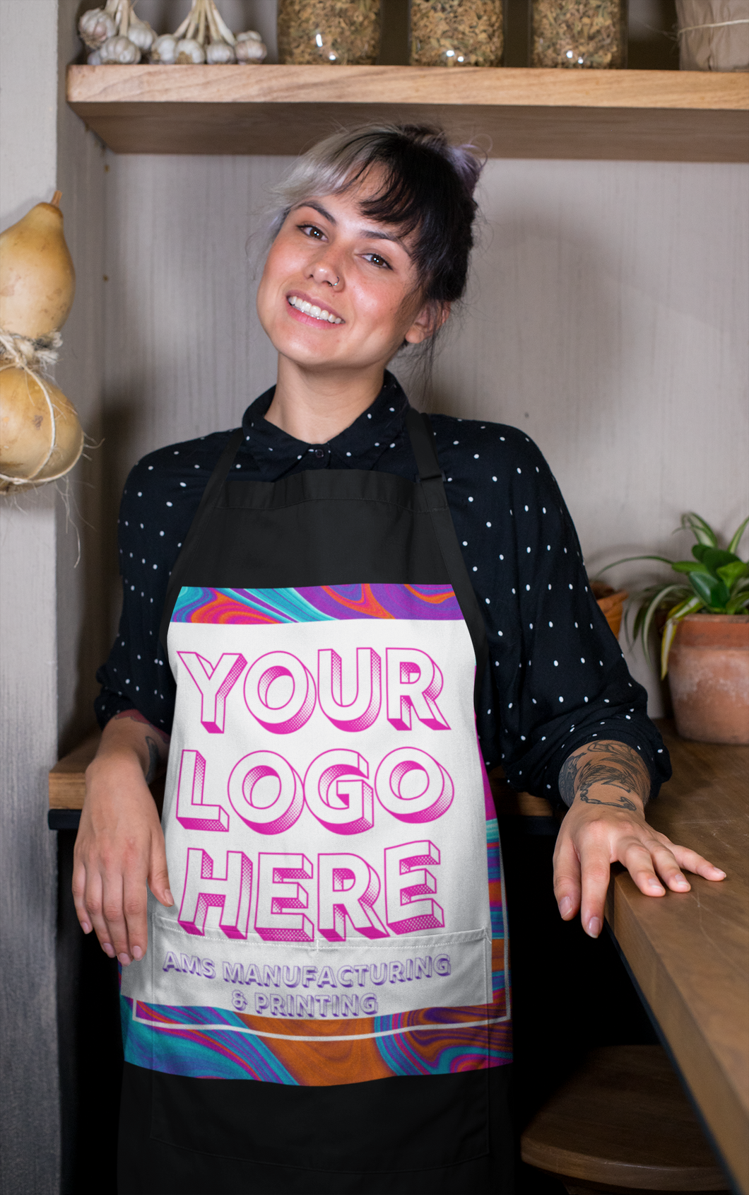 Chef's Apron - AMS Manufacturing and Printing