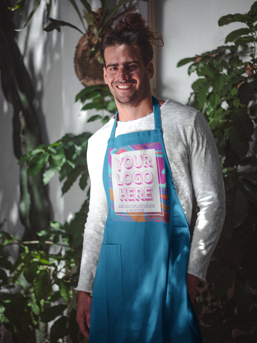 Adjustable Neck Strap Apron - AMS Manufacturing and Printing