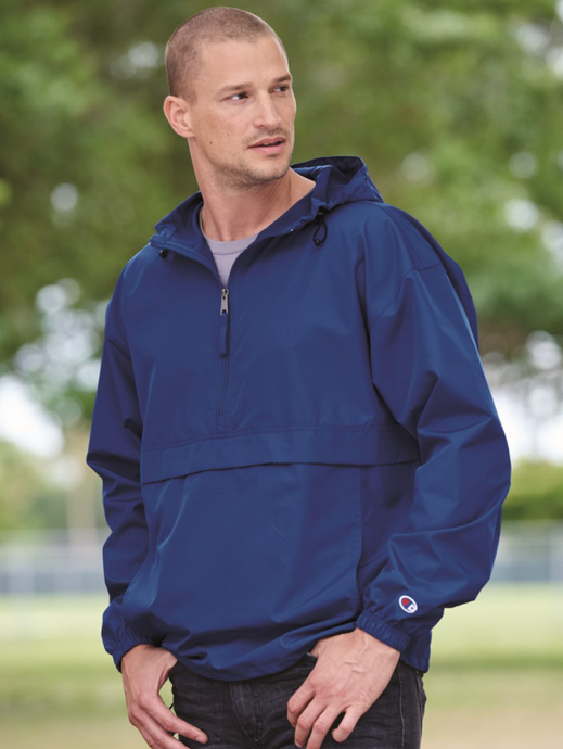Champion - Packable Quarter-Zip Jacket - AMS Manufacturing and Printing