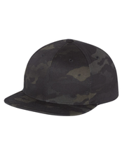 Load image into Gallery viewer, Unisex Flat Bill Snapback Cap - AMS Manufacturing and Printing
