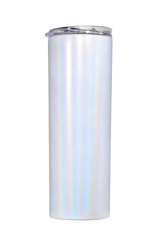 20oz Shimmer Stainless Steel Tumbler With Straw & Lid - AMS Manufacturing and Printing