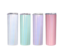 Load image into Gallery viewer, 20oz Shimmer Stainless Steel Tumbler With Straw &amp; Lid - AMS Manufacturing and Printing
