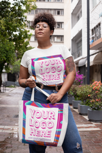 Load image into Gallery viewer, Large Canvas Tote Bag - AMS Manufacturing and Printing
